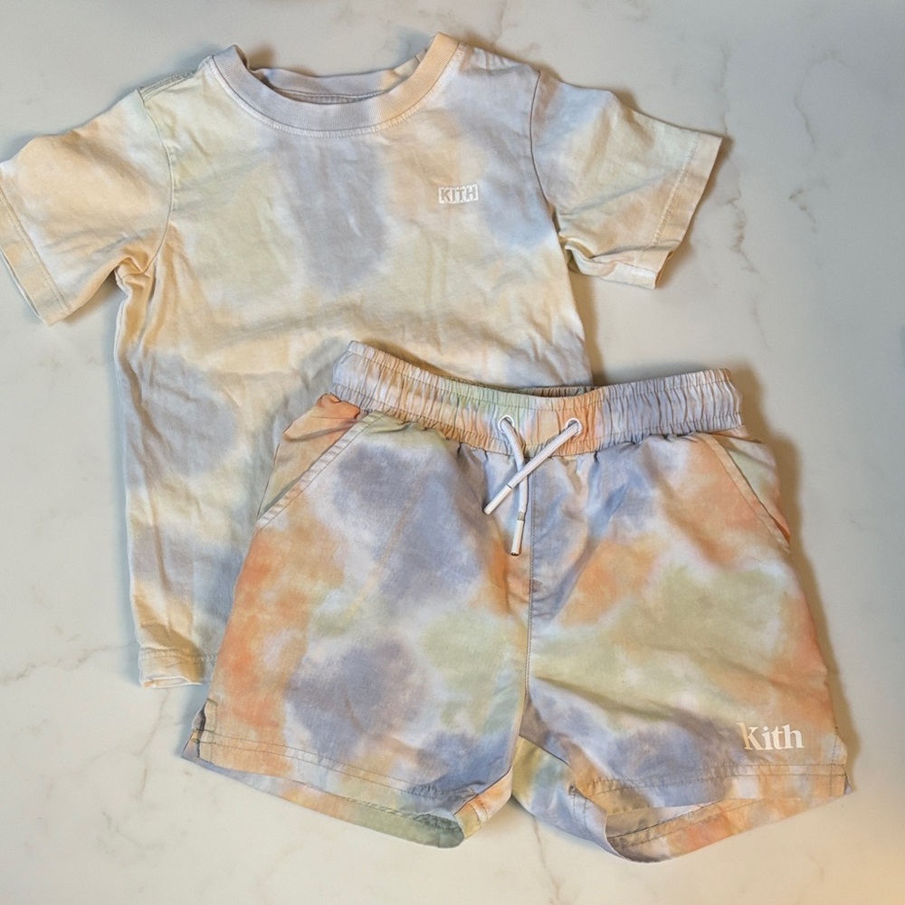 Kith Kids Pastel Tie-Dye Set